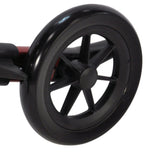 Mobilex Gepard Carbon Lichtgewicht Rollator Geel: Eenzijdig Geremd, Comfortabel & Opvouwbaar