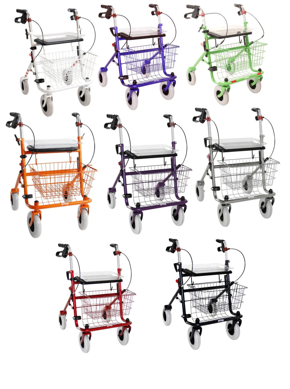Premis Provo 2e Generatie Rollator – Verstelbare Duwbeugel, Max 120 kg