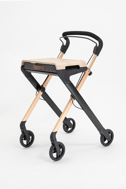 Rollbuddy Indoor Rollator: Stijlvol, Wendbaar, Stabiel Hulp voor Thuis Mobiliteit