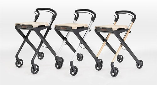 Rollbuddy Indoor Rollator: Stijlvol, Wendbaar, Stabiel Hulp voor Thuis Mobiliteit