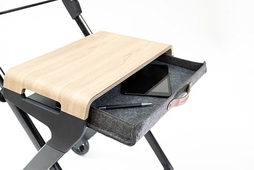 Rollbuddy Indoor Rollator: Stijlvol, Wendbaar, Stabiel Hulp voor Thuis Mobiliteit